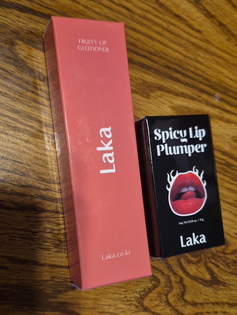 Spicy Lip Plumper & Fruity Lip Glotioner - Laka Nwt